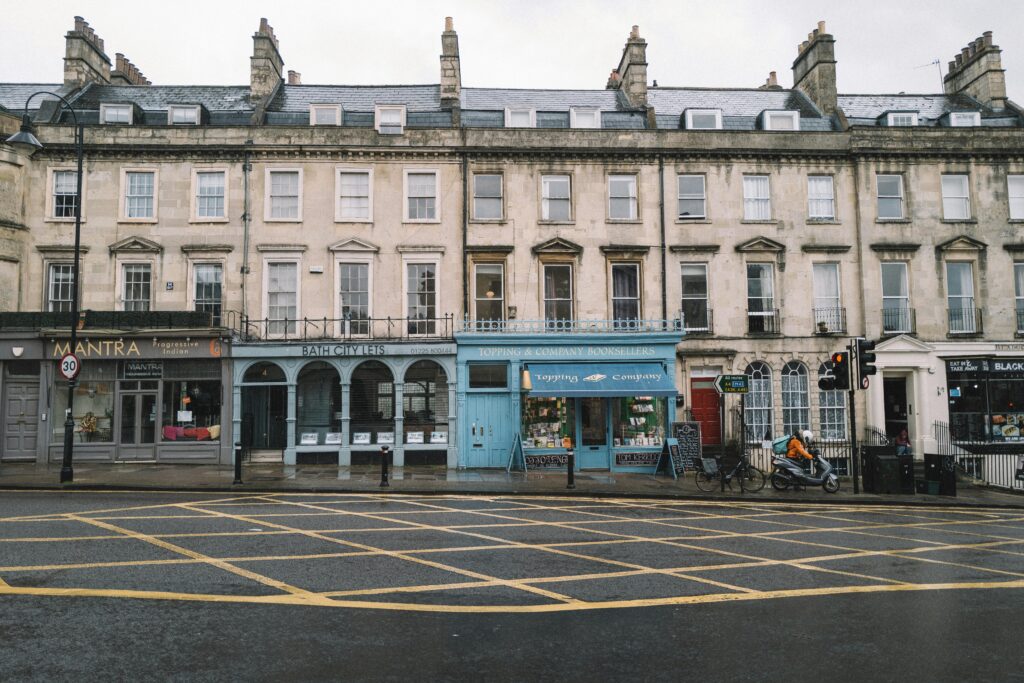 Photo by Lina Kivaka: https://www.pexels.com/photo/shops-in-old-town-in-uk-13014136/